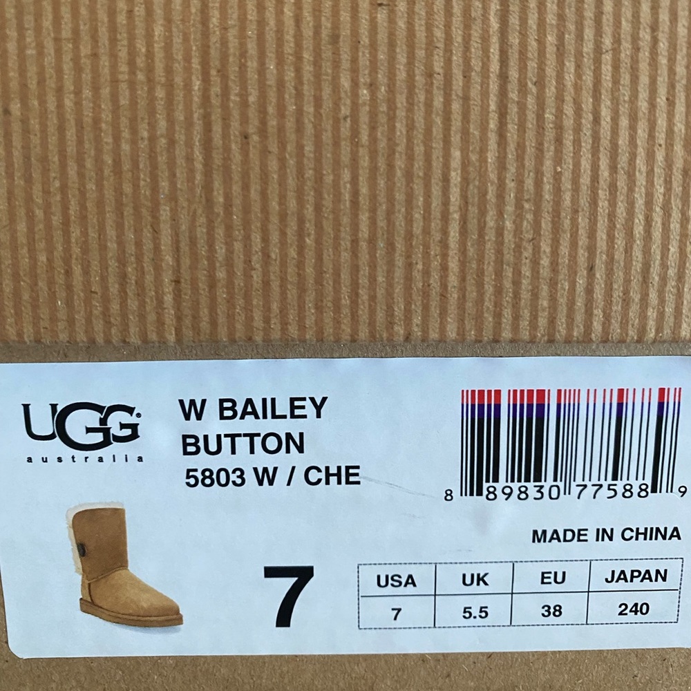 Ugg Bailey Button Booties. Used In Good Condition - image 5